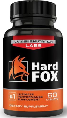 Hard Fox - #1 Ultimate Performance - 3 Added Size in 60 Days - Enlargement Pills for Men - Super Drive, Strength, Size, Endurance - 60 Count