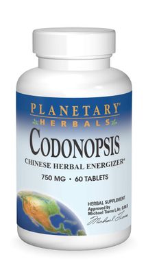 Planetary Herbals Codonopsis Tablets, 750 mg, 60 Count