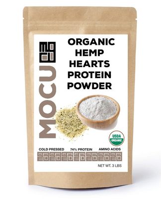 Get Chia Organic Hemp Heart Protein Powder-74% | 22 Grams Protein Per Serving I Cold Processed &amp; Stored | Made from The Hemp Heart | (6 LBS (2 X 3 LB Bags)