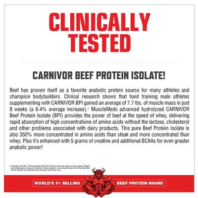 MuscleMeds Carnivor Mass Chocolate Big Steer 1250, 15 Lb (Packaging May Vary)