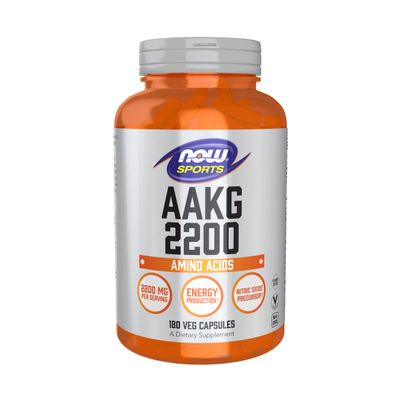 NOW Sports Nutrition, AAKG 2200, Amino Acids, 180 Veg Capsules