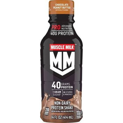 Muscle Milk Pro Advanced Nutrition Shake, 14 Fl Oz, 40 g Protein, 8 Bottles (Variety Pack)