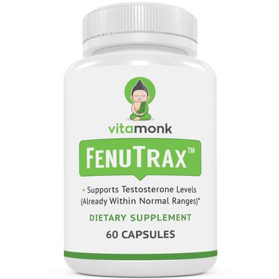 VitaMonk FenuTrax Fenugreek Extract Powerful 50% Fenugreek Seed Extract Standardized for Fenuside - High Furostanol Glycoside and Saponin Content When Compared to Testofen - 60 Capsules