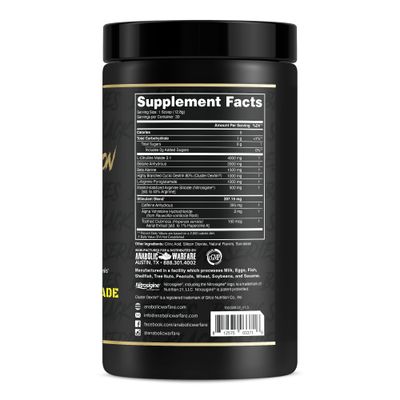 Anabolic Warfare Nuclear Armageddon Pre Workout Powder Pre-Workout for Men &amp; Women with L-Citrulline, Beta Alanine Powder and Caffeine (Ballistic Berry Lemonade - 30 Servings)