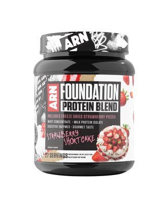 Arms Race Nutrition | ARN | Foundation Protein Blend (2 Pounds, Strawberry Shortcake)