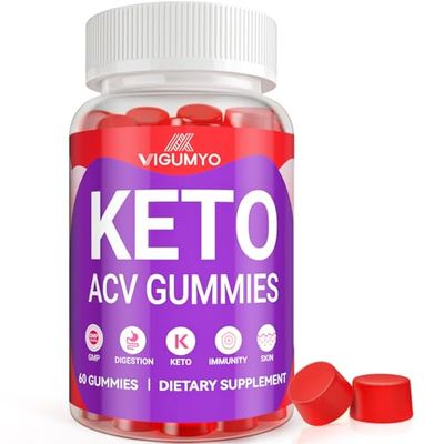 Keto ACV Gummies Advanced Weight Loss Gummies, Keto ACV Gummies for Detox Digestion Energy, 1500 MG Apple Cider Vinegar Gummies with Vitamin for Women Men