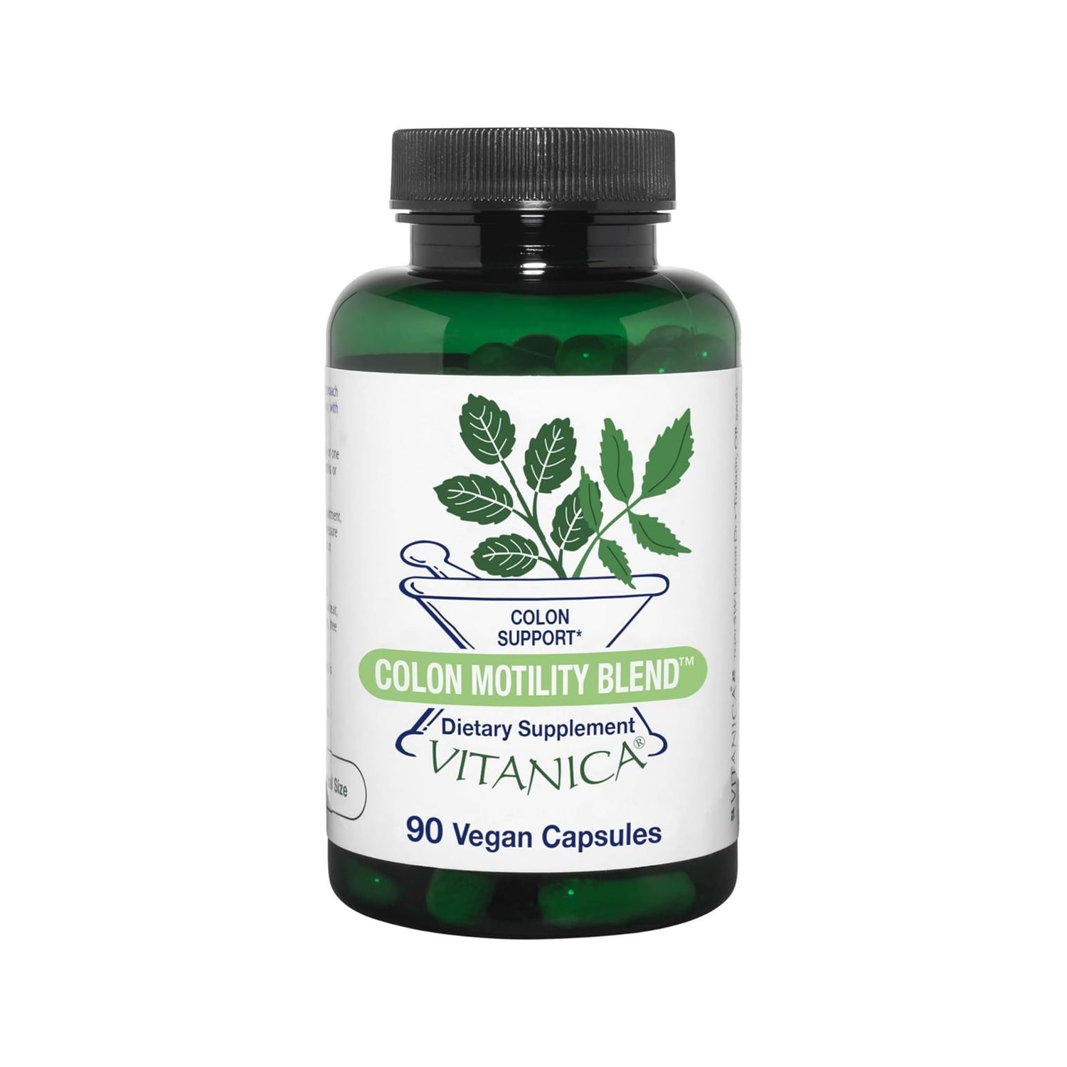 Vitanica, Colon Motility Blend, Colon Support, Vegan, 90 Capsules