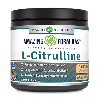 Amazing Formulas L-Citrulline Powder Supplement | 1000 Mg Per Serving | Non-GMO | Gluten-Free | Non-GMO | Made in USA