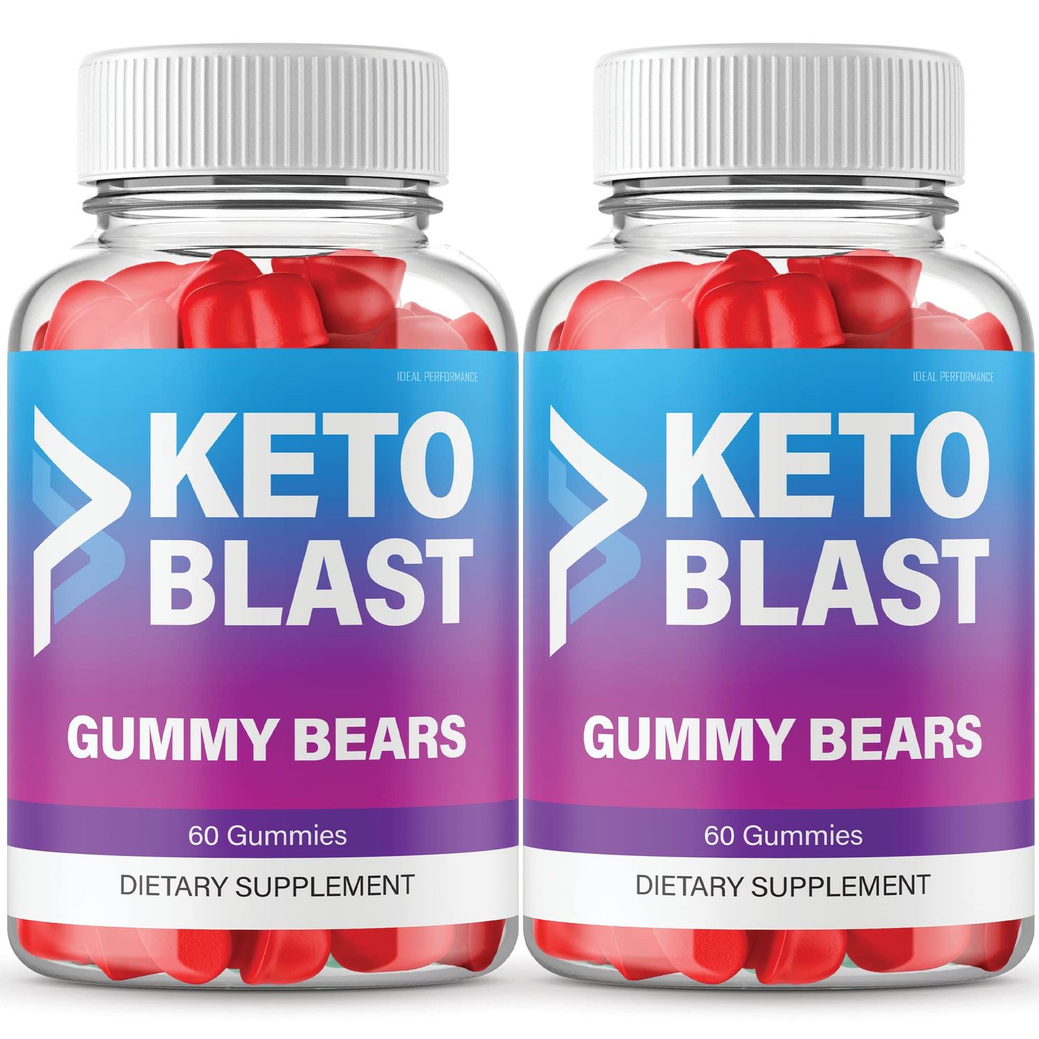 IDEAL PERFORMANCE (2 Pack) Ketosis Blast Gummies 800mg Ketosis Blast Gummy Bears Weight Blaster Loss Watcher (120 Gummies)