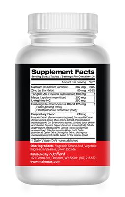 MaleMax Male Enlargement Pills- Amplify Male Size- Boost Up to 3 Inches Fast- Extend in Length, Engorge in Girth- Stamina Multiplier- 60 Tablets