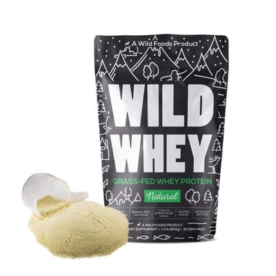 Raw Grass-Fed Whey Protein, Cold Process, Nondenatured, Pasture-Raised Cows, Low Carb, Keto, Paleo Friendly, GMO-Free, Gluten-Free, rBGH-Free, U.S.A Made, 480g Protein (1.32 Pound Unflavored)