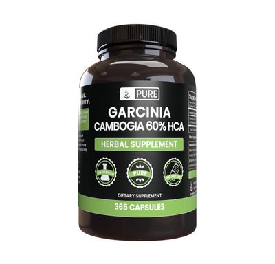 Pure Original Ingredients Garcinia Cambogia, No Magnesium or Rice Fillers, Always Pure, Lab Verified (365 Count)