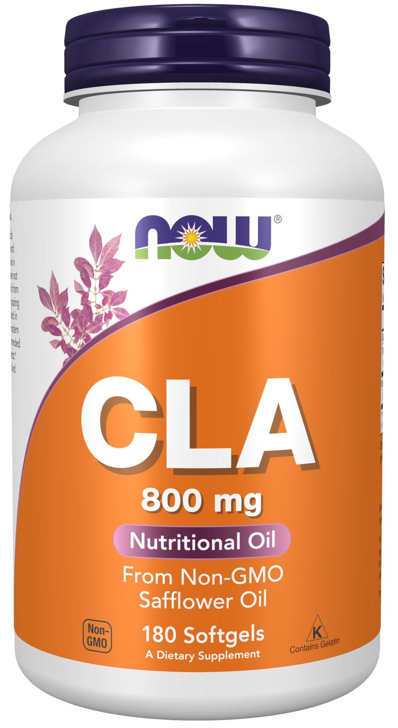NOW Foods Supplements, CLA (Conjugated Linoleic Acid) 800 mg, Nutritional Oil, 180 Softgels