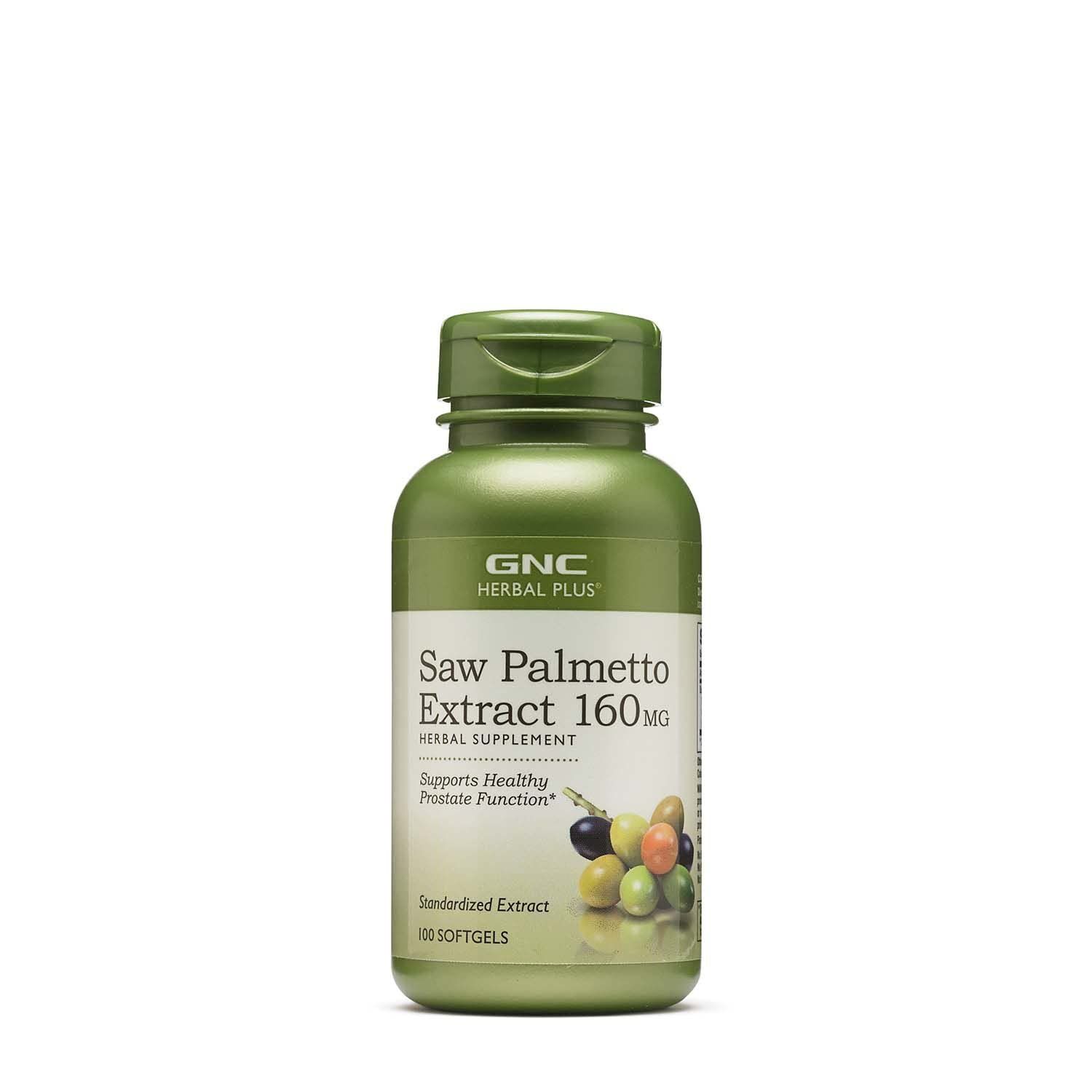 GNC Herbal Plus Saw Palmetto Extract 160mg