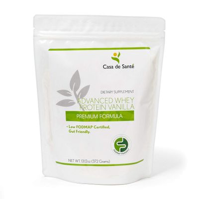Low FODMAP Elemental Diet Protein Powder for IBS &amp; SIBO Keto Paleo| ProHydrolase Digestive Enzymes| Gluten Soy Sugar &amp; Grain Free, Low Carb Whey Protein Isolate (WPI) Gut Friendly All Natural Vanilla