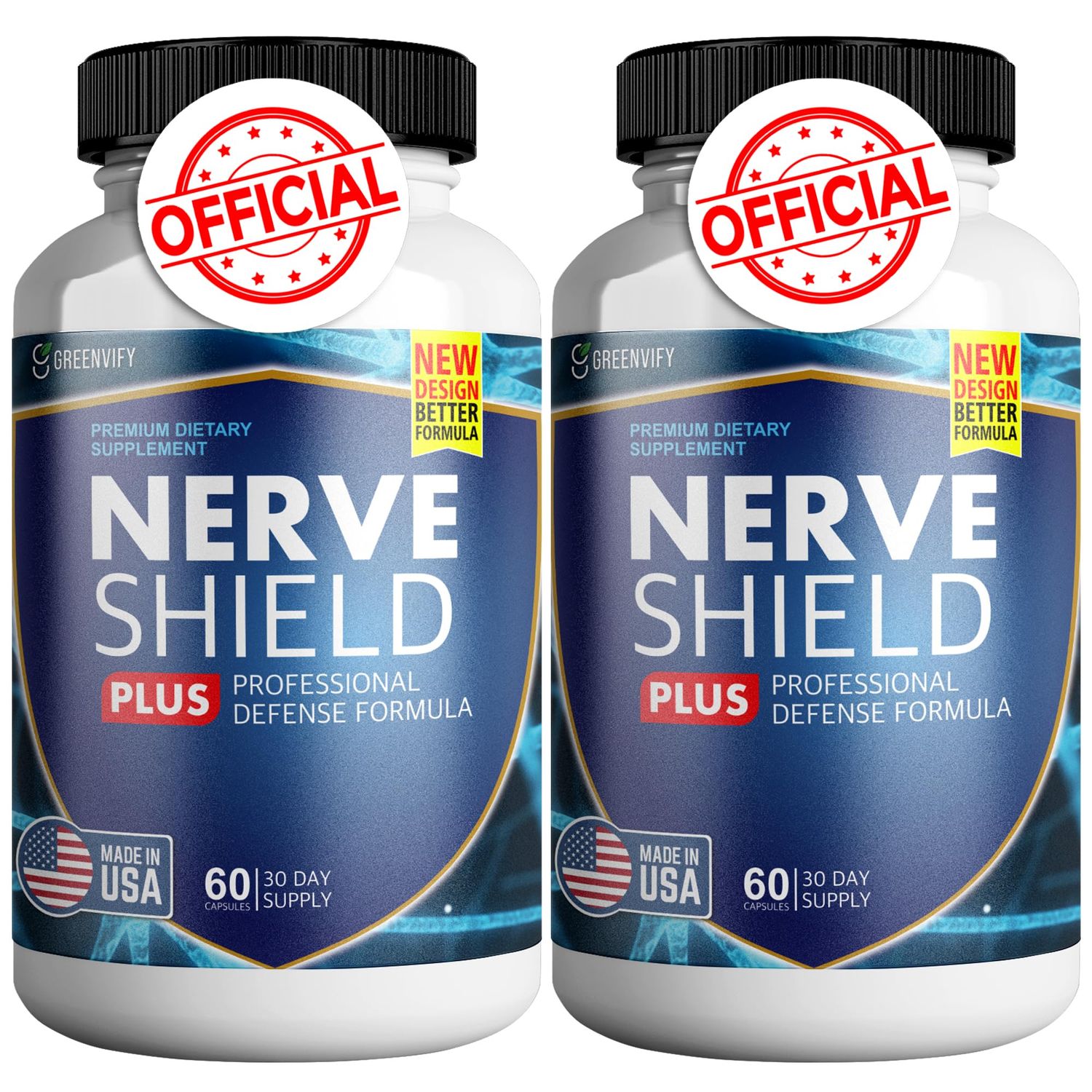 GREENVIFY Nerve Shield Plus Pro - Advanced Nerve Formula with Essential Ingredients for Relief and Comprehensive Long-Term Support of Nerve Health (2)