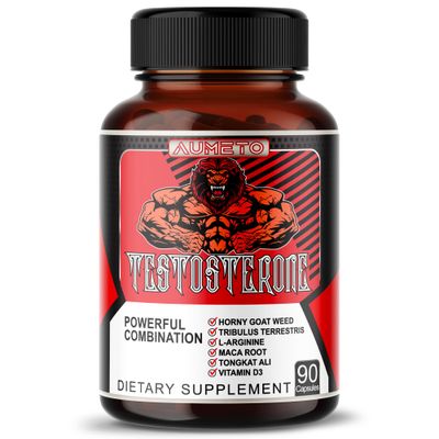 8IN1 Ultra Test Support with Tribulus Terrestris, Tongkat Ali, Maca Root, Beet Root, L-Arginine, Vitamin D3 - Strength, Stamina &amp; Muscle Growth Support (90 Count (Pack of 1))