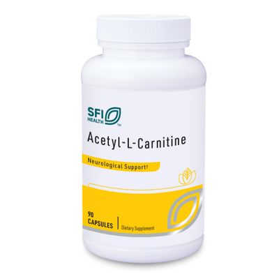 Klaire Labs Acetyl-L-Carnitine 500 mg - Hypoallergenic Acetyl L-Carnitine Supplement - Promotes Cognitive Health &amp; Energy Production - 500mg Carnitine (90 Capsules)