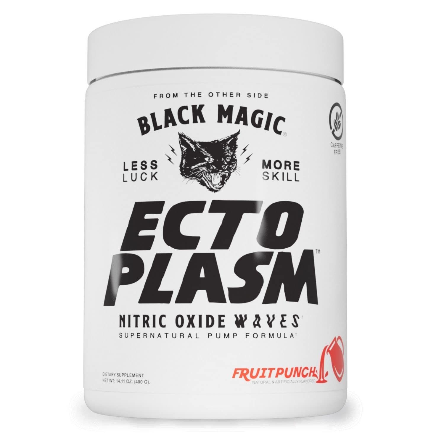 Black Magic Supply Ecto Plasm Non-Stimulant Pump Igniter | Supernatural Pump Formula | Increased Hydration &amp; Vascularity | 20 Scoops | Fruit Punch