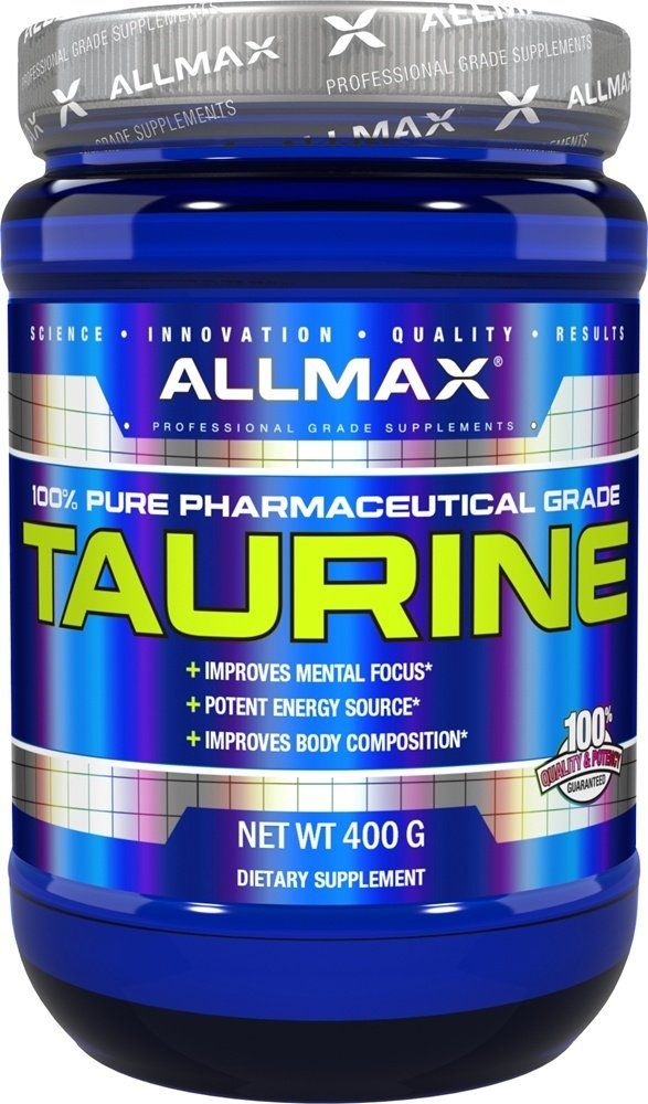 Taurine, Vegan + Gluten-Free, Unflavored, 3,000 mg, 14.11 oz (400 g), ALLMAX