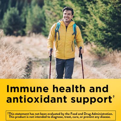 Nature Made Extra Strength Zinc Supplements 30 mg, Dietary Supplement for Immune Health and Antioxidant Support, 60 Zinc Gummies, 30 Day Supply