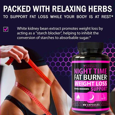 (2 Pack) Night Time Weight Loss Pills for Women - Advanced Weight Loss Supplement - Fat Burners for Women Weight Loss - Diet Pills That Work Fast for Women - Belly Fat Burner - Appetite Suppressant