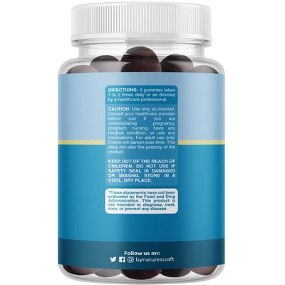 Calming Gummies for Adults with Ashwagandha and Magnesium - Relaxing Stress Gummies with L Theanine 5HTP and Lemon Balm Extract - Adaptogenic Gummies with Chamomile Extract and Vitamin B6 - 2 Pack