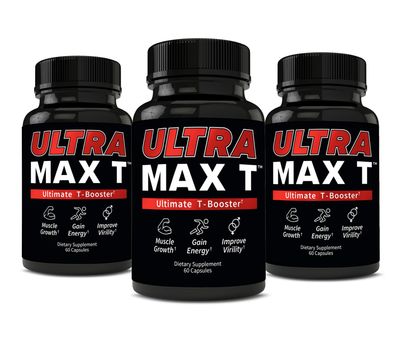 Andro400 UltraMaxT Testosterone Booster 3-Pack, 180 Count