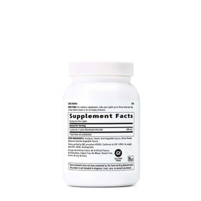 GNC L-Lysine 1000mg - 90 Vegetarian Tablets