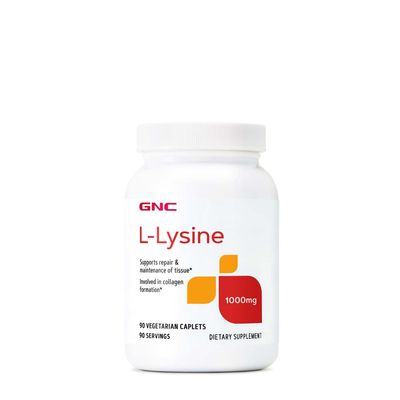 GNC L-Lysine 1000mg - 90 Vegetarian Tablets
