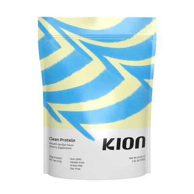 Kion Clean Protein | Grass-Fed &amp; Pasture-Raised Whey Isolate Protein Powder | Smooth Vanilla | 30 Servings