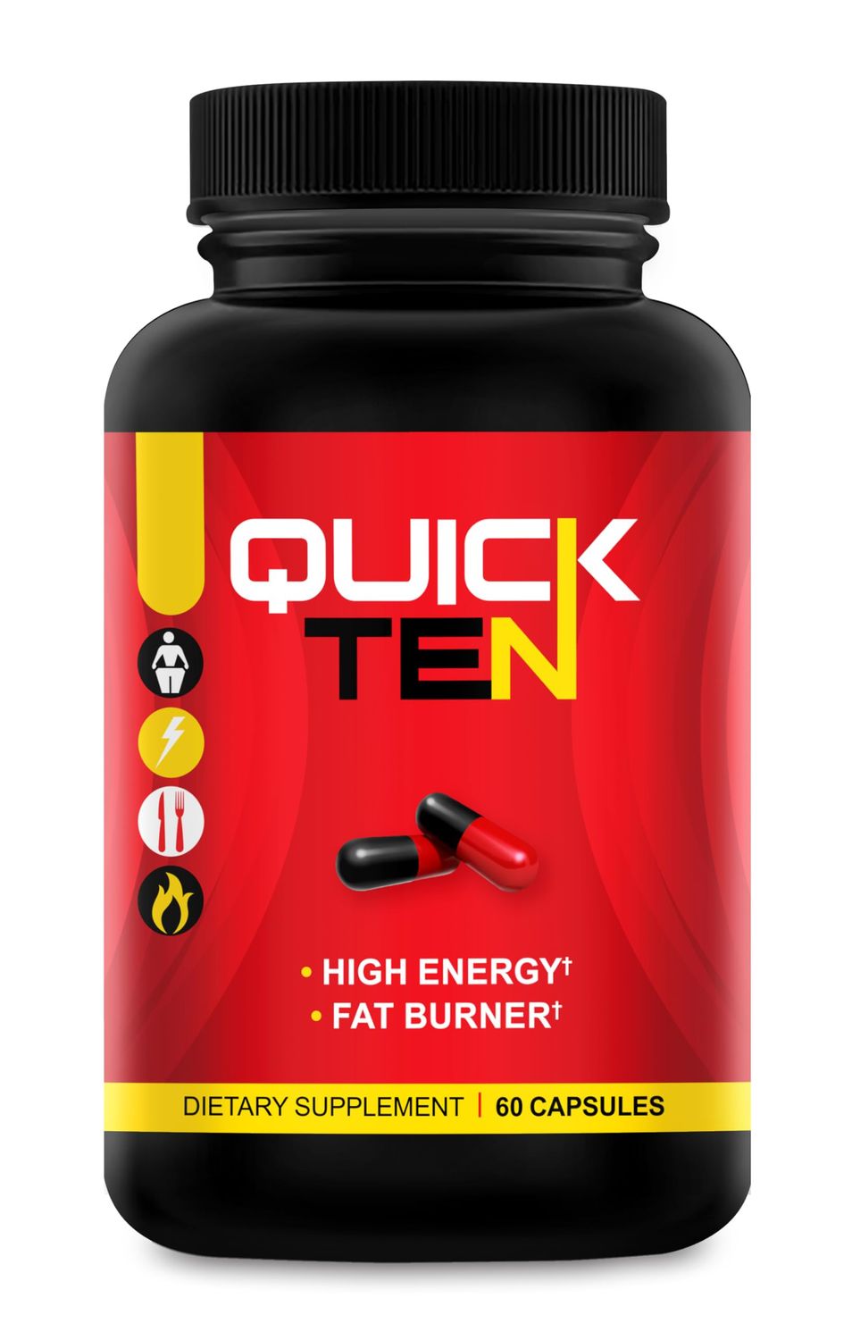 Nutriment Quick Ten - Best Weight Loss Pills - Natural Metabolism Booster, Appetite Suppressant, Fat Burner Pills - Premium Diet Pills for Women and Men - Energy and Focus Blend - 60 Capsules
