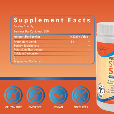 Dr. Liz Cruz Super Salts - Electrolytes, Hydrating Powder w/ Sodium, Magnesium, Calcium, Potassium, Curbs Cravings, No Sugar or Artificial Flavoring