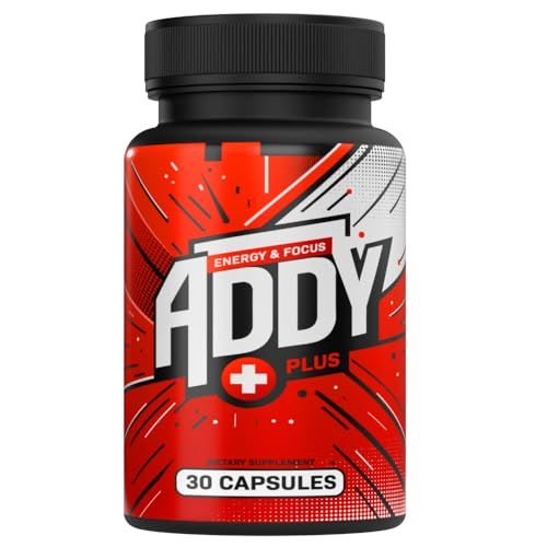 ADDY Plus - Brain Booster - Focus, Energy, and Memory Support Vitamins - Adderall Alternative - Focus &amp; Energy Supplement - Clean Energy - Sharp Focus - Get More Done with Addy Plus - 30 ct