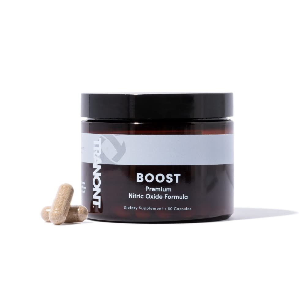 Tranont Boost - Advanced Nitric Oxide Supplements for Women &amp; Men. Peak Performance, Energy, &amp; Focus - Nitric Oxide, L-Arginine, Antioxidants for Improved Mental Clarity &amp; Strong Muscles - 60 Capsules