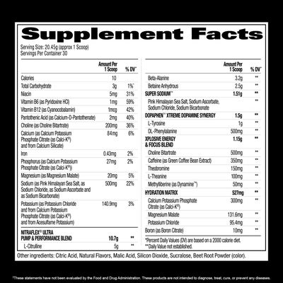 GAT SPORT Nitraflex Ultra Pre-Workout Supplement (30 Servings, Strawberry Watermelon)