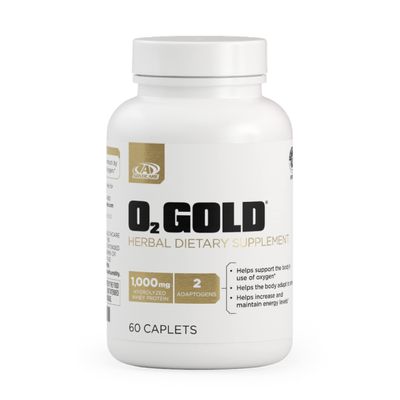 AdvoCare O2 Gold - Blood Oxygen Supplement with Rhodiola Rosea Root &amp; Hydrolyzed Whey Protein - Supports Energy* - 60 Caplets