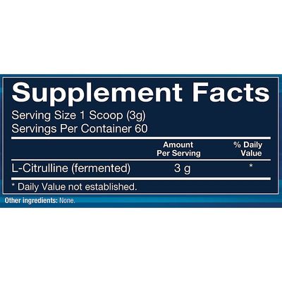 BodyTech Fermented L-Citrulline 3000MG - Supports Exercise Endurance &amp; Nitric Oxide Production (6.35 Ounce Powder)