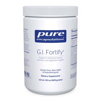 Pure Encapsulations G.I. Fortify - Supports Function, Microflora Balance, Cellular Health &amp; Detoxification of G.I. Tract - with Slippery Elm Bark - 14.1 Oz