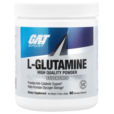 GAT SPORT L-Glutamine Unflavored 10.58oz 300g