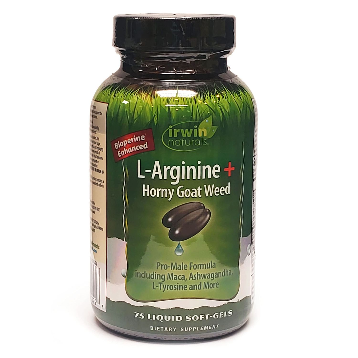 Irwin Naturals L-Arginine + Horny Goat Weed 75 Sgels