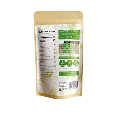 Mighty Cricket 100% Pure Cricket Flour Powder - High Protein, Gluten Free + Dairy Free, 1/4 Lb