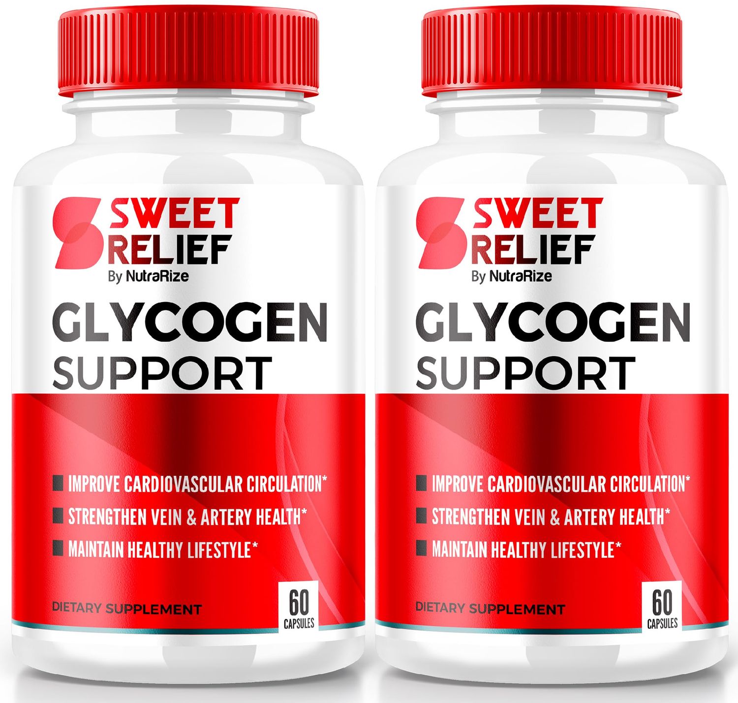 (2 Pack) Sweet Relief Glycogen Support - Sweet Relief Joint Support &amp; Blood Vessel Cleaner, Sweet Relief Detox Support, SweetRelief Glycogen Capsules Glyco Optimizer Cleanse Restore (120 Capsules)