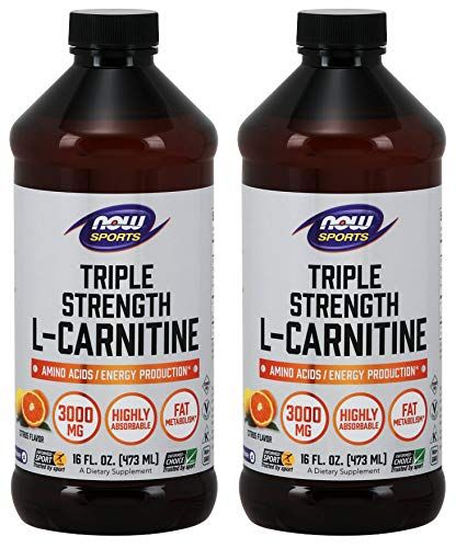 Now Foods: L-Carnitine Liquid 3000mg, 16 oz (2 pack)