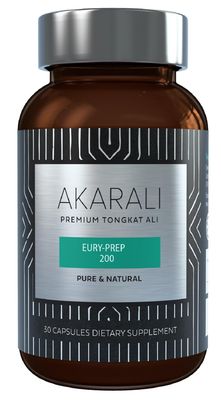 Tongkat Ali Root Extract by Akarali with US Patented Physta Extraction Technology , Higher Eurycomanone, Natural Testosterone Support