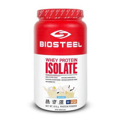 BIOSTEEL Protein Whey Isolate Vanilla, 816 GR