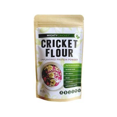 Mighty Cricket 100% Pure Cricket Flour Powder - High Protein, Gluten Free + Dairy Free, 1/4 Lb