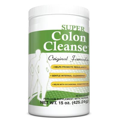 Health Plus Super Colon Cleanse Original Formula (1991-2018), 15 oz Powder, 42 Servings - Natural Detox, Digestive Support, Constipation Relief &amp; Gentle Gut Cleanse