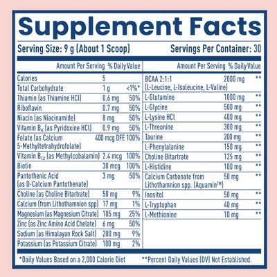 NativePath Native Hydrate, Zero Sugar, Electrolytes Powder with BCAAs, Mixed Berry Hydration Powder, Keto &amp; Paleo Friendly, 30 Servings