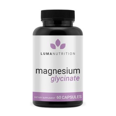 Magnesium Glycinate 1000mg (Magnesium Glycinate 500mg per Capsule) - Pure Magnesium Supplement - Chelated for Maximum Absorption - 60 Capsules